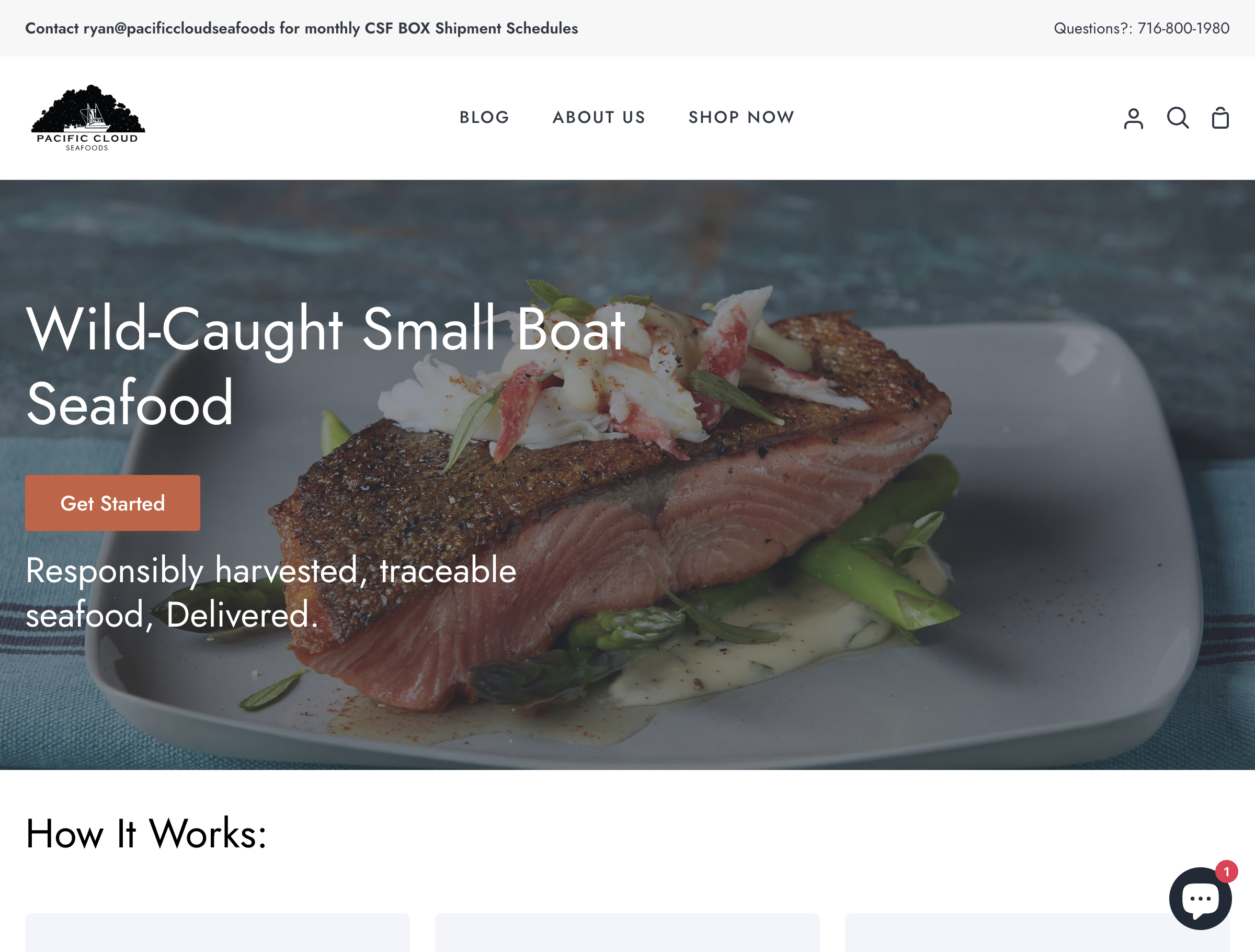 Pacific Cloud Seafoods screenshot